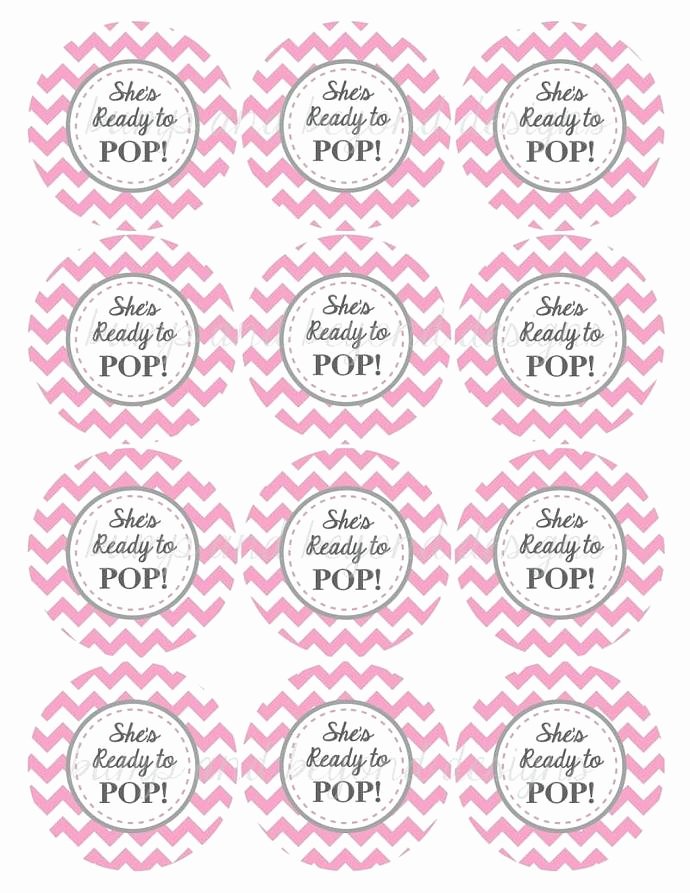 Ready to Pop Template Lovely Ready to Pop Printable Baby Shower