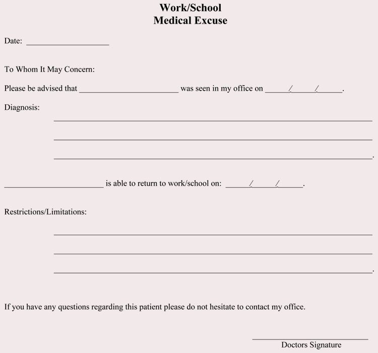 Real Fake Doctors Note Elegant Using A Fake Doctors Note Download Excuse Notes and