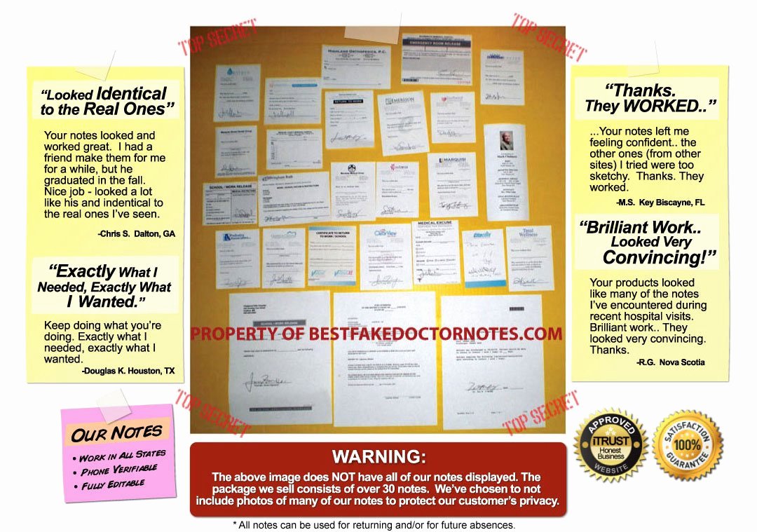 Real Fake Doctors Note Luxury Fake Doctor S Notes &amp; Excuses the Internet S 1 Resource