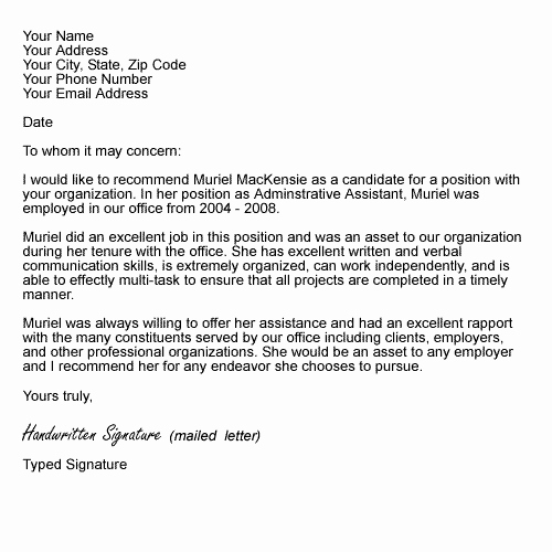 Recommendation Letter Examples for Jobs Beautiful Tips and Samples for Getting and Giving Re Mendations
