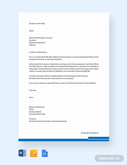 Reference Letters for Immigration Purposes Luxury Free Immigration Letter Of Support Template Download 1639
