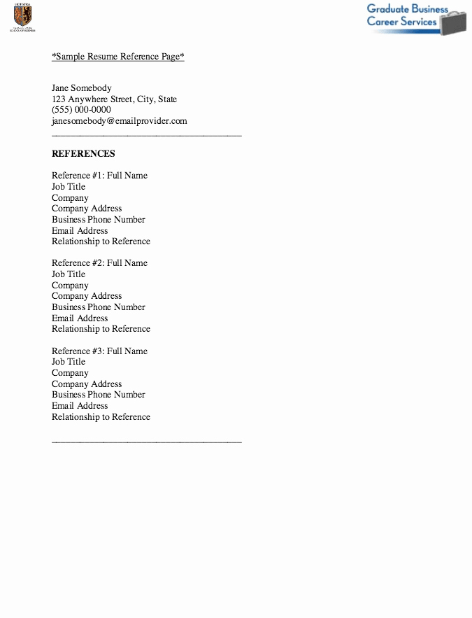 Reference Page for Resume Template Awesome Working Papers Columbia Law School Columbia University
