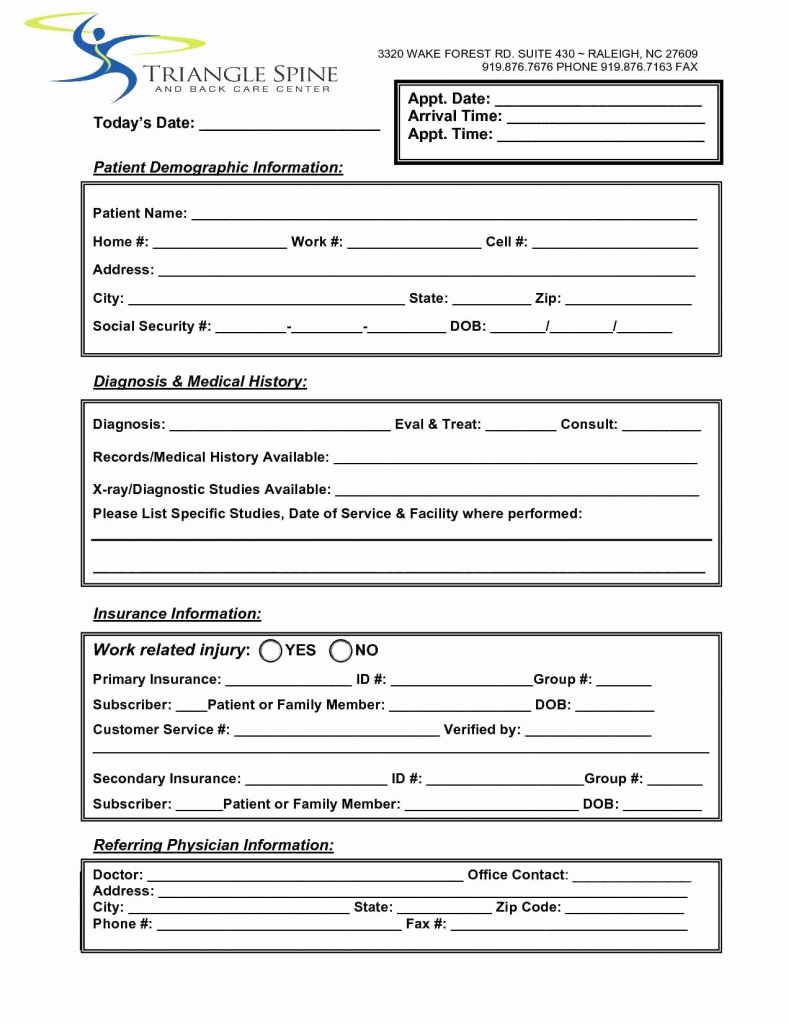 Referral form Template Word Beautiful Medical form Templates Free Resume Referral Template Word