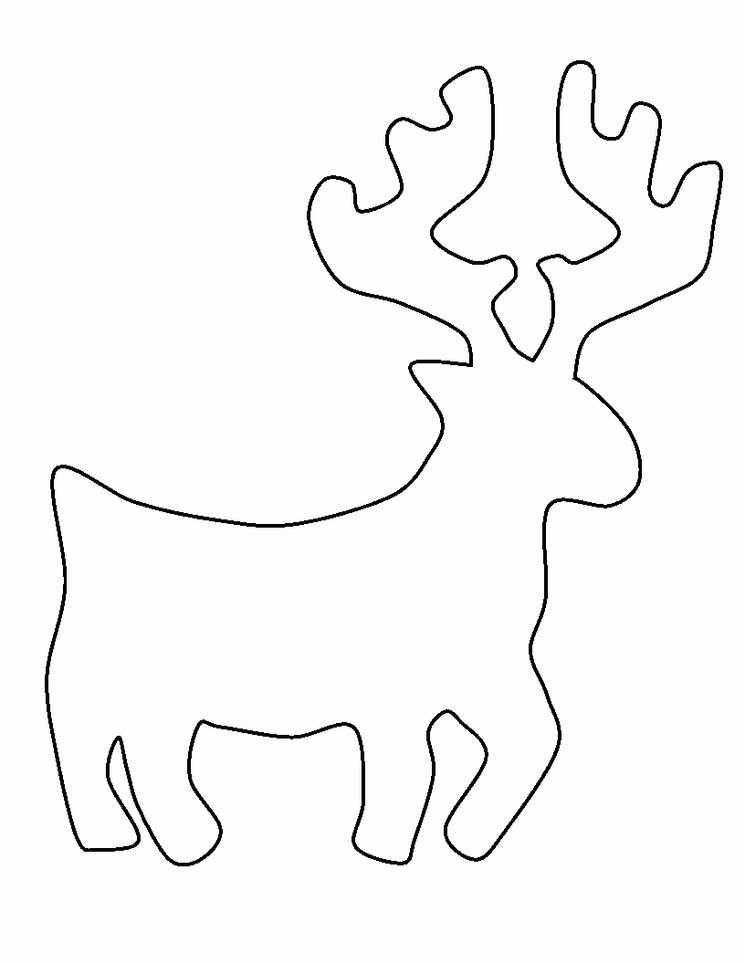 Reindeer Template Cut Out Beautiful 100 Day Activities All About Me