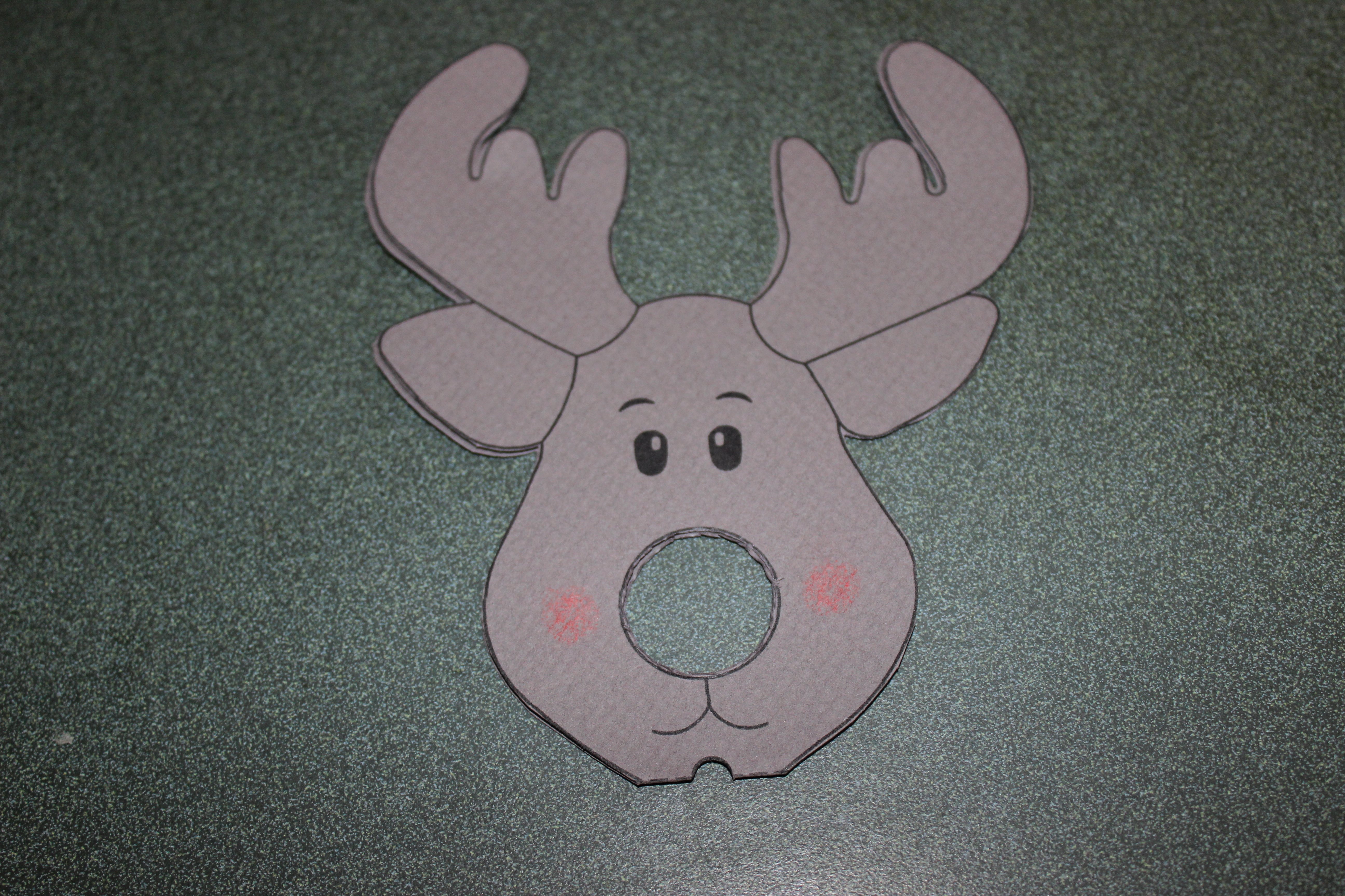 Reindeer Template Cut Out New Reindeer Lollipop Card Tutorial
