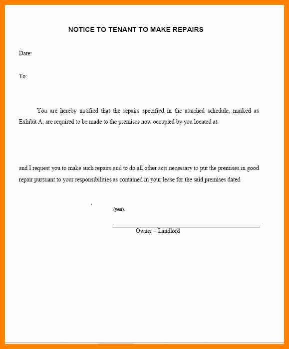 Rental 30 Day Notice Template Inspirational 6 Rental 30 Day Notice Letter