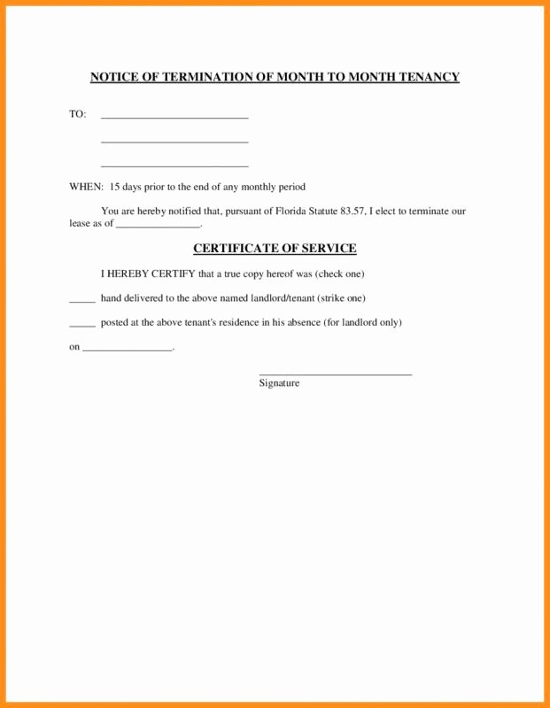 Rental Agreement Termination Letter New Lease Termination Letter Landlord to Tenant