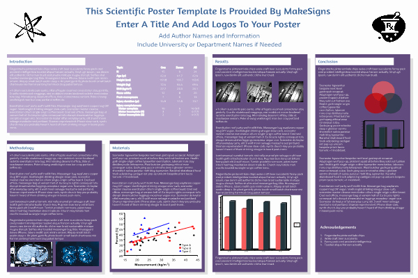 Research Poster Templates Free Elegant Scientfic Poster Powerpoint Templates