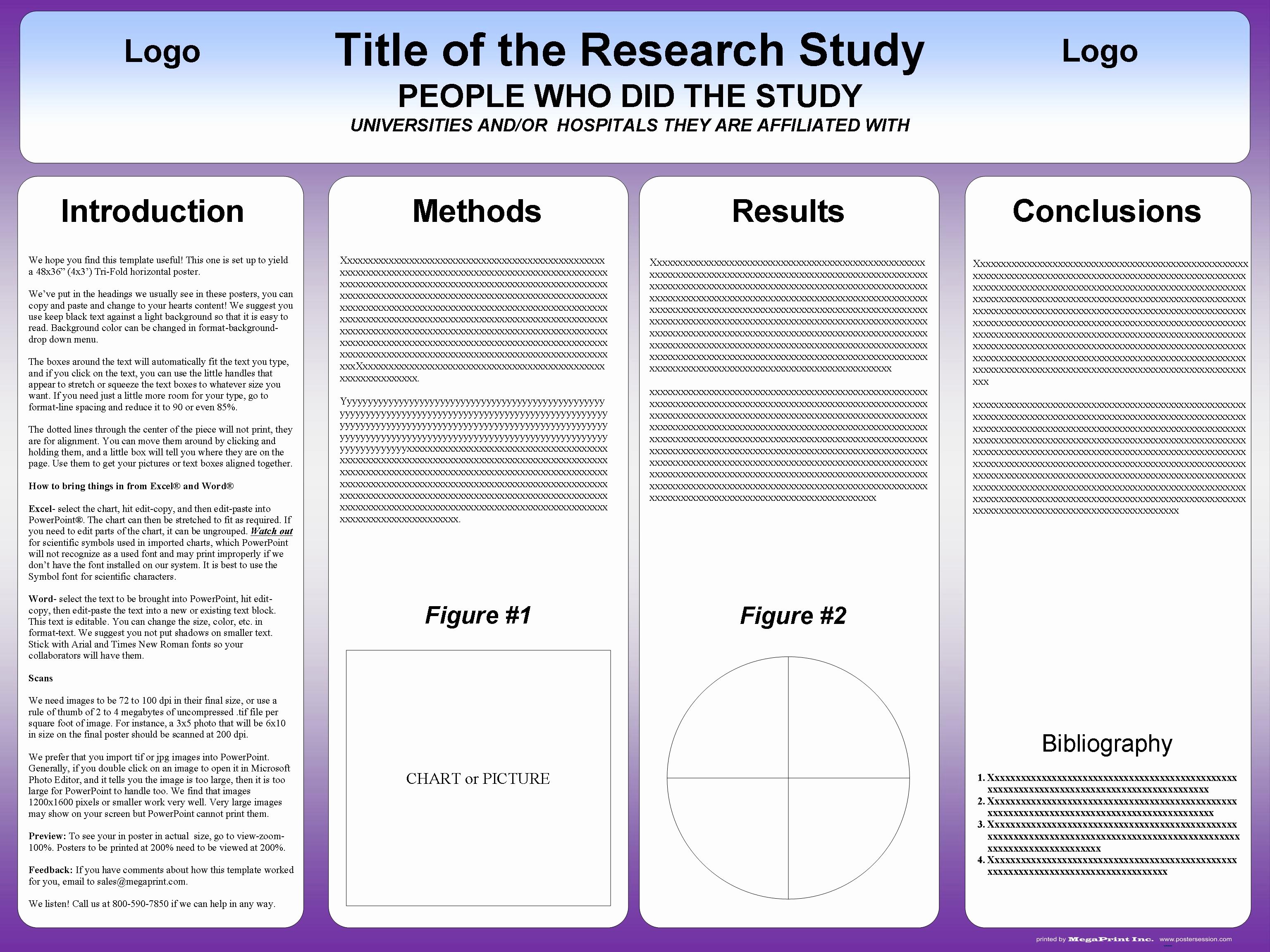 Research Project Poster Template Luxury Tri Fold Poster Template