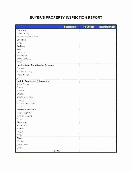 Residential Electrical Inspection Checklist Template Lovely Property Checklist Template – Postebox