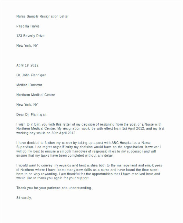 Resignation Letter for Personal Reasons New Personal Resignation Letter Templates 8 Free Word Pdf