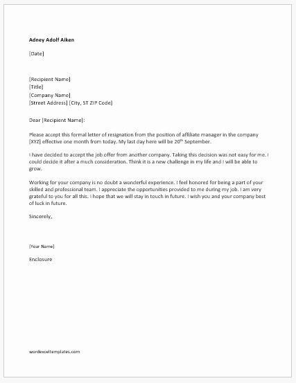 Resignation Letter for Work Beautiful Immediate Resignation Letters with &amp; without Reason