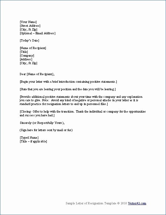 Resignation Letter In Word Elegant Pin by Skippy Peanuts On Work Ideas