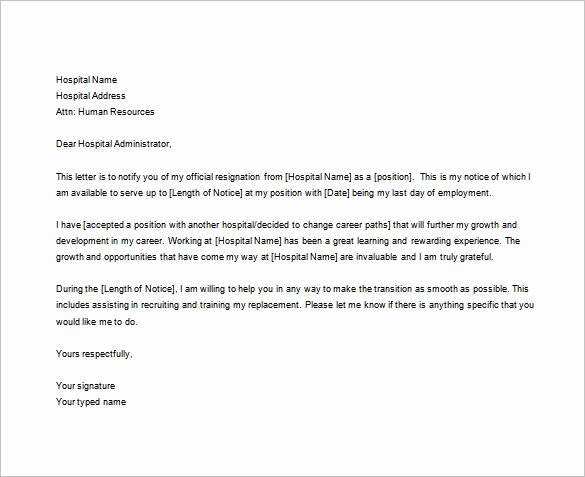 Resignation Letters for Nurses Inspirational Best 25 formal Resignation Letter Sample Ideas On