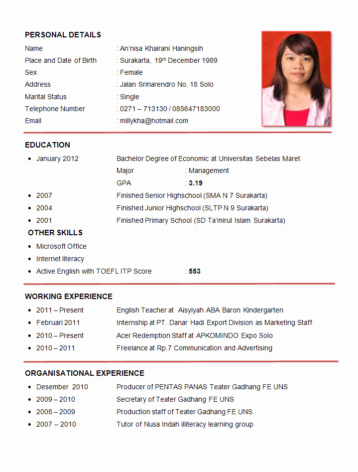 Resume for First Job Examples Inspirational Resume Sample First Job