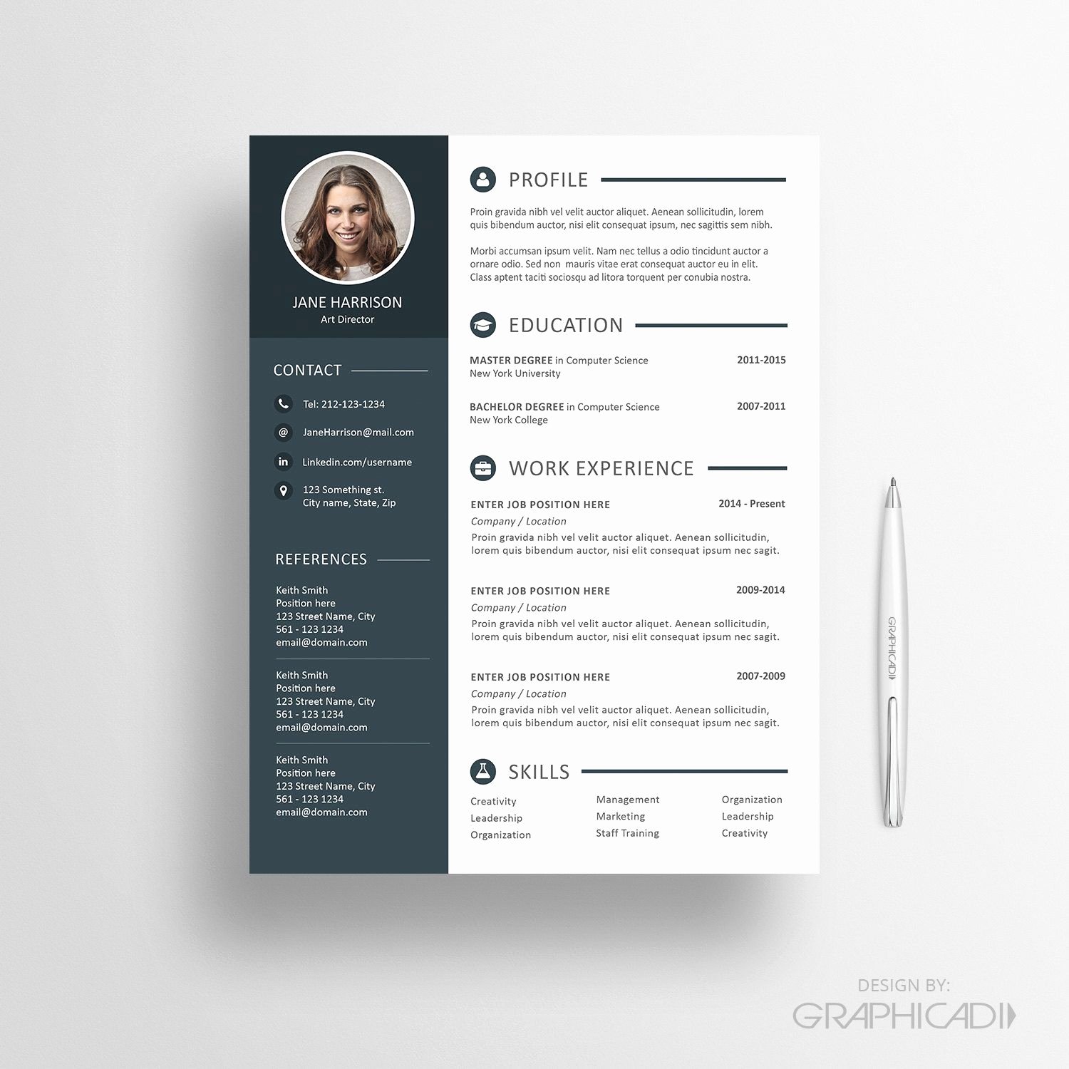 Resume Template Microsoft Word 2003 New Resume Template Cv Template and Cover Letter for Ms Word