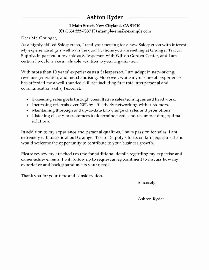 Retail Cover Letters Samples Inspirational Outstanding Retail Cover Letter Examples &amp; Templates From