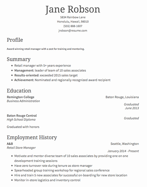 Retail Store Manager Resume Samples Lovely How to Write A Retail Resume Classic format &amp; Examples
