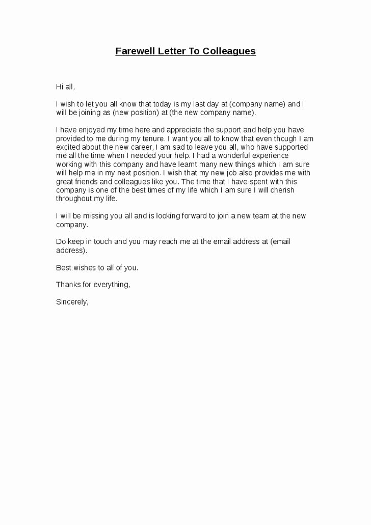 Retirement Goodbye Letter to Coworkers Beautiful Best 25 Goodbye Letter to Colleagues Ideas On Pinterest