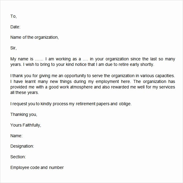 Retirement Letter From Employee Elegant Retirement Letter 17 Download Free Documents In Pdf Word