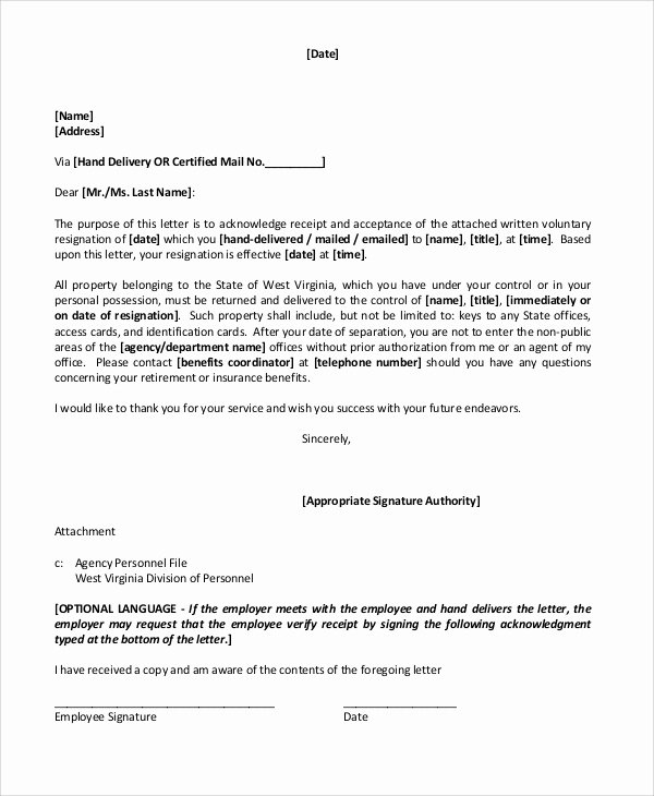 Retirement Letter Of Resignation Unique Sample Retirement Resignation Letter 9 Documents In Pdf