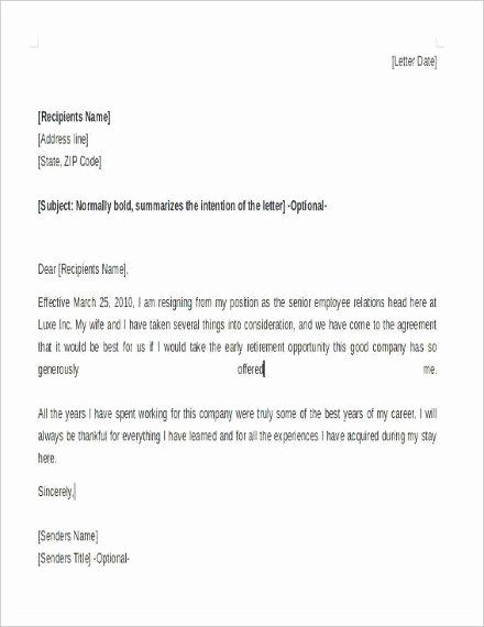 Retirement Resignation Letter Template Beautiful 14 Retirement Letter Examples Templates In Word Pages