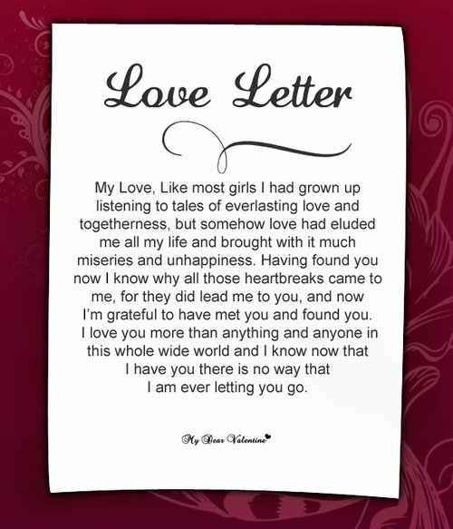 Romantic Letters for Her Luxury Wanna Tell Your Lover How Much You Love Him Send This