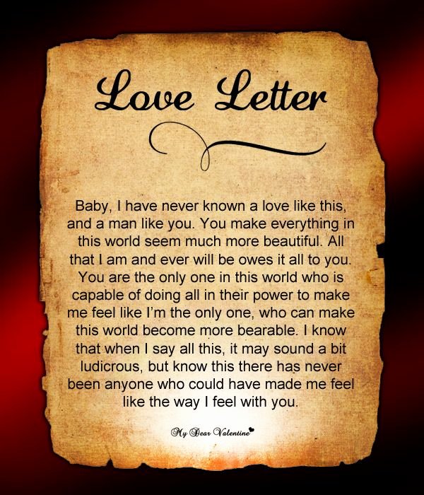 Romantic Letters for Him Elegant Love Letter for Him 82 Love Letters for Him