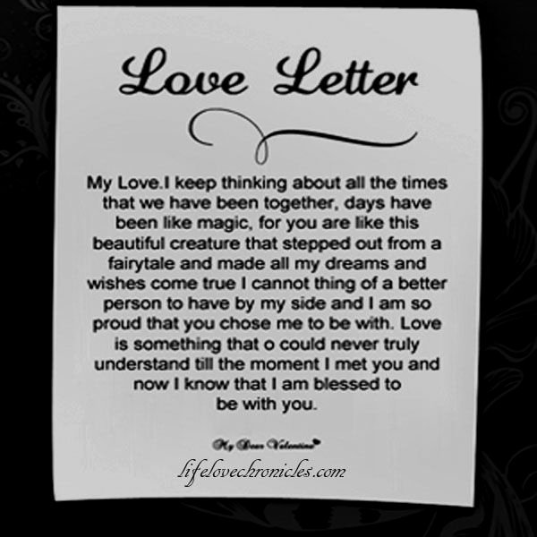 Romantic Love Letter for Him Unique Pin by Lifelovechronicles On Love