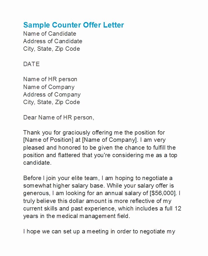 Salary Negotiation Letter to Employer Luxury 49 Best Salary Negotiation Letters Emails &amp; Tips