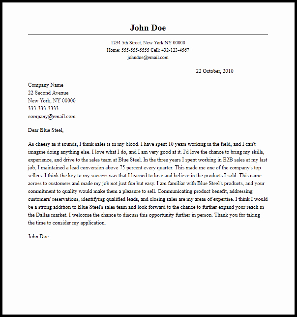 Sales Cover Letter Examples Luxury Email Cover Letter Sales Position Sales Cover Letter