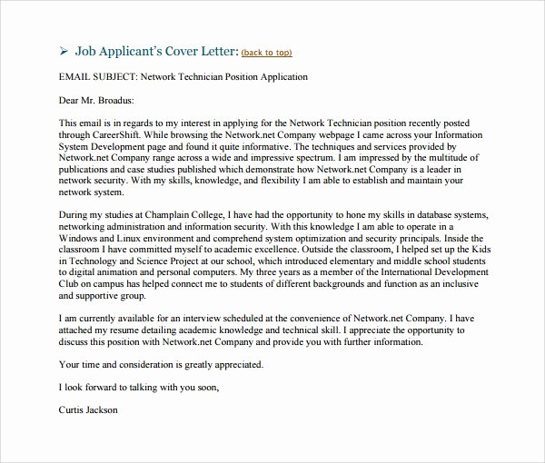 Sample Cover Letters Career Change Unique Sample Job Application Cover Letter 10 Free Documents In