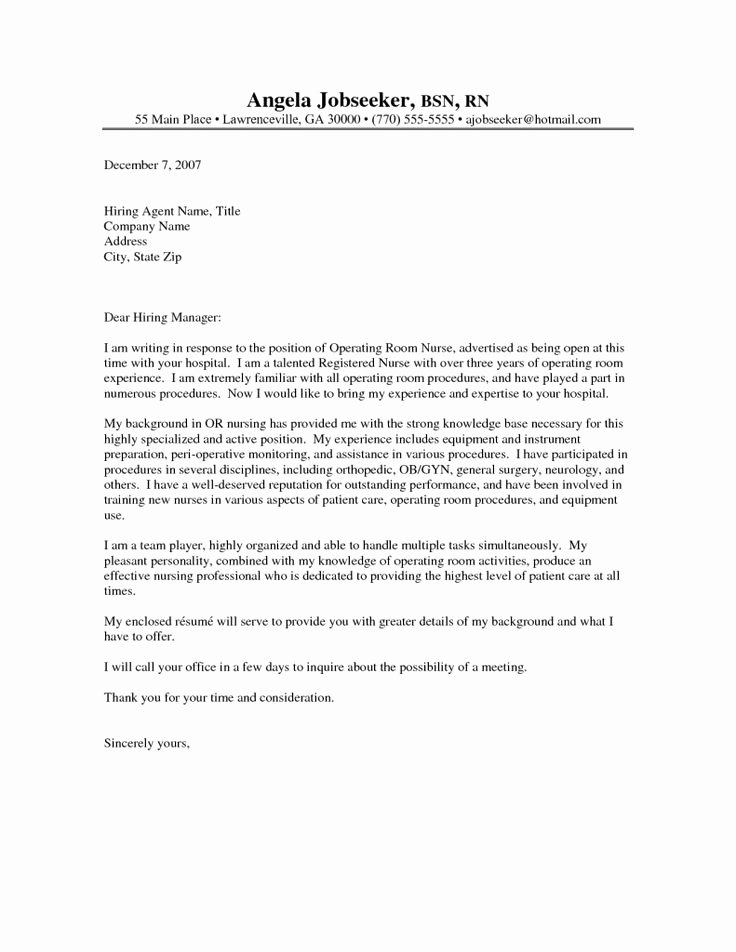 Sample Cover Letters for Nursing Beautiful Pin by orva Lejeune On Resume Example Pinterest