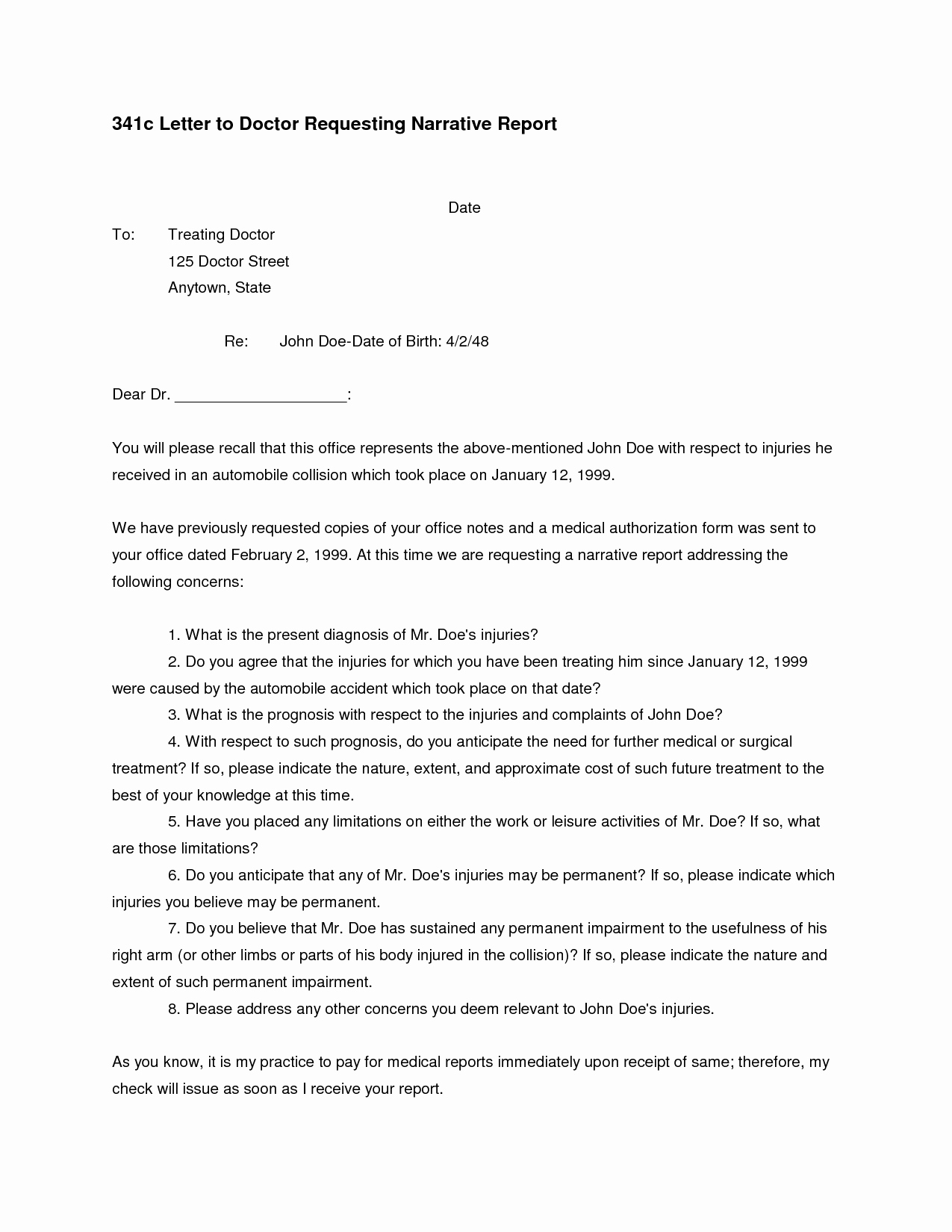 30 Sample Disability Letter From Physician Example Document Template