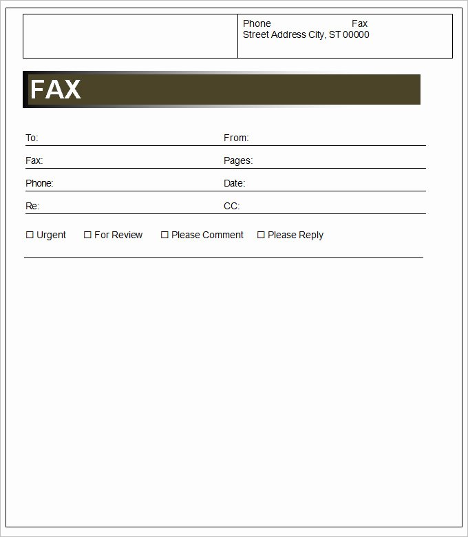 Sample Fax Cover Sheets Best Of Cover Sheet Template 3 Free Word Documents Download