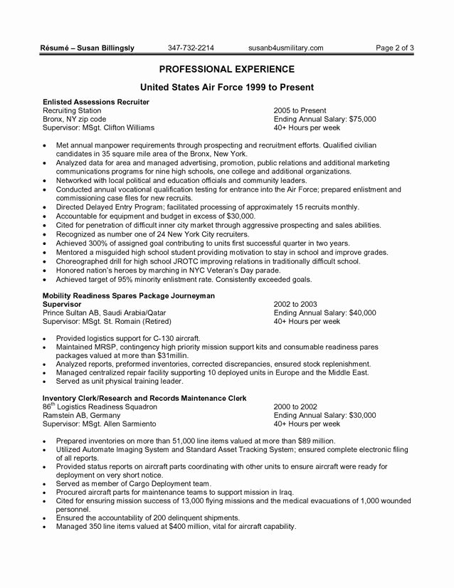 Sample Federal Government Resume New Best Government Resume Samples are You Thinking About