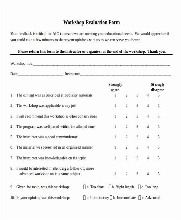 Sample forms In Word Awesome Sample Feedback form In Word 11 Examples In Word