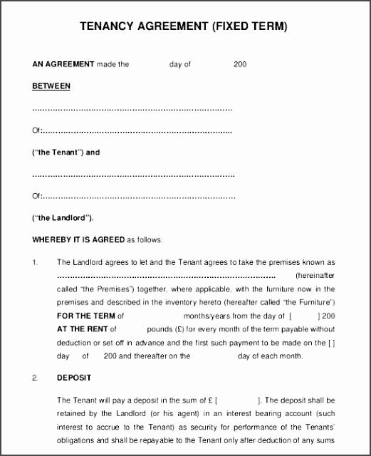 Sample forms In Word Inspirational Short Hold Tenancy Agreement Template Word