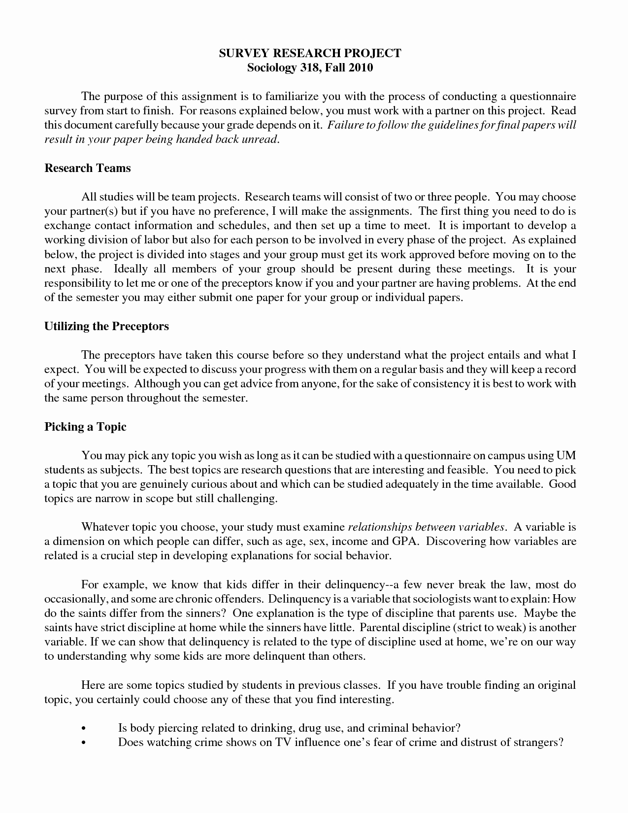 Sample High School Research Paper Elegant Sample Scholarly Research Paper