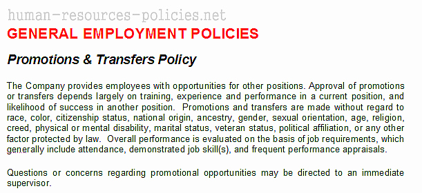 Sample Human Resources Policy Lovely Sample Human Resources Policies Sample Procedures for