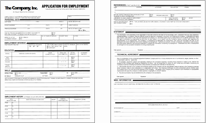 Sample Job Applications Fresh Here is A Sample Job Application form that You Can Print