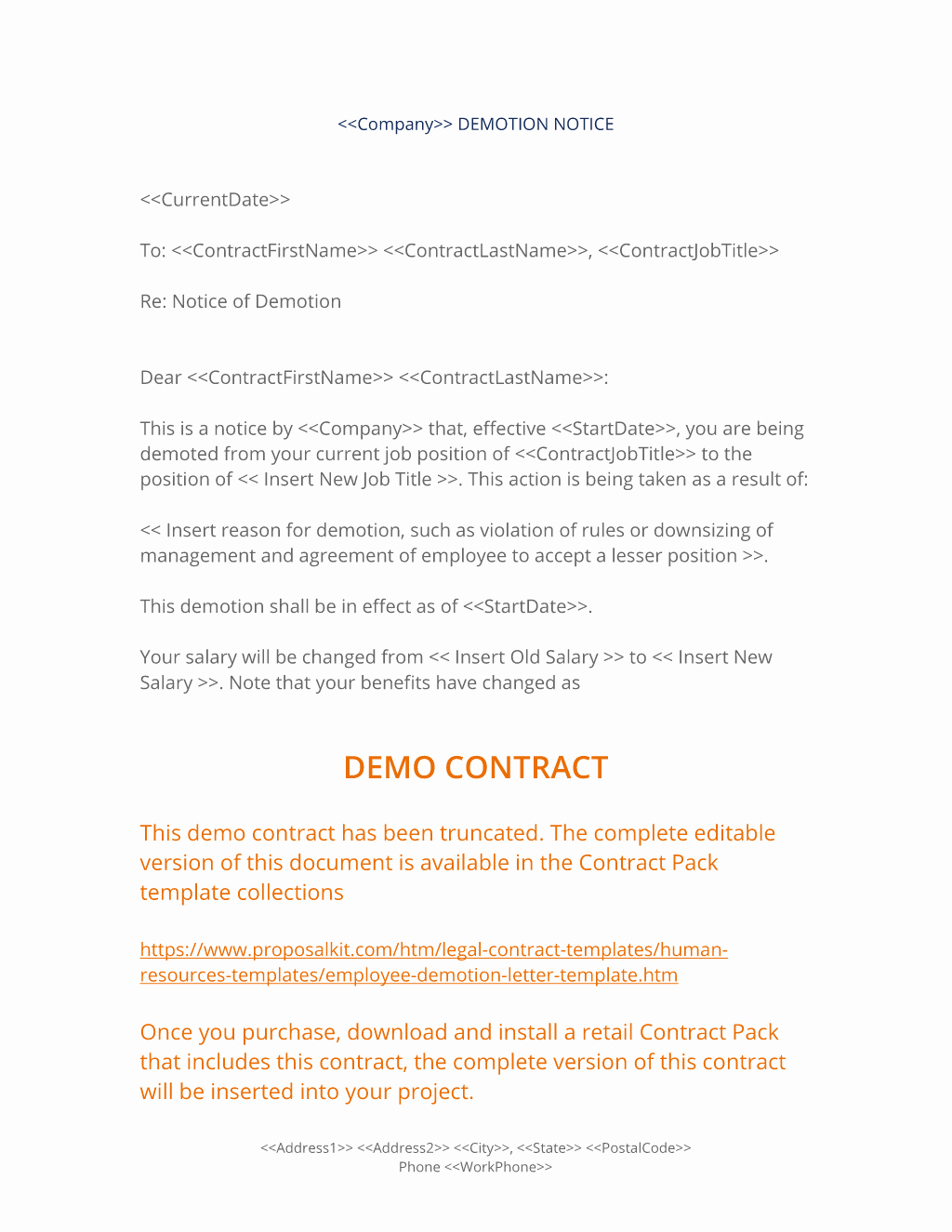 Sample Letter for Employees Unique Employee Demotion Letter 3 Easy Steps