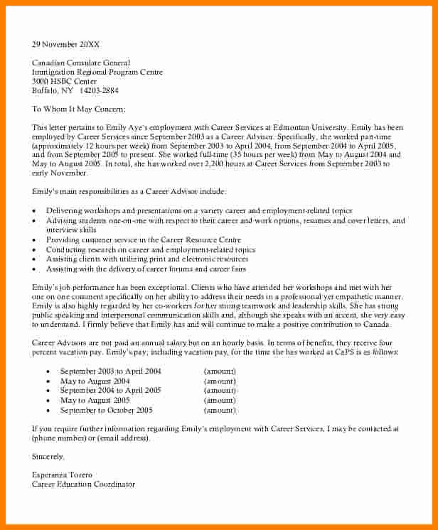 Sample Letter for Immigration Recommendation Beautiful 9 Immigration Letter Of Support
