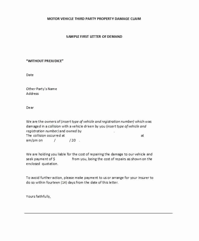 Sample Letter Of Demand Luxury 40 Best Demand Letter Templates Free Samples Template Lab
