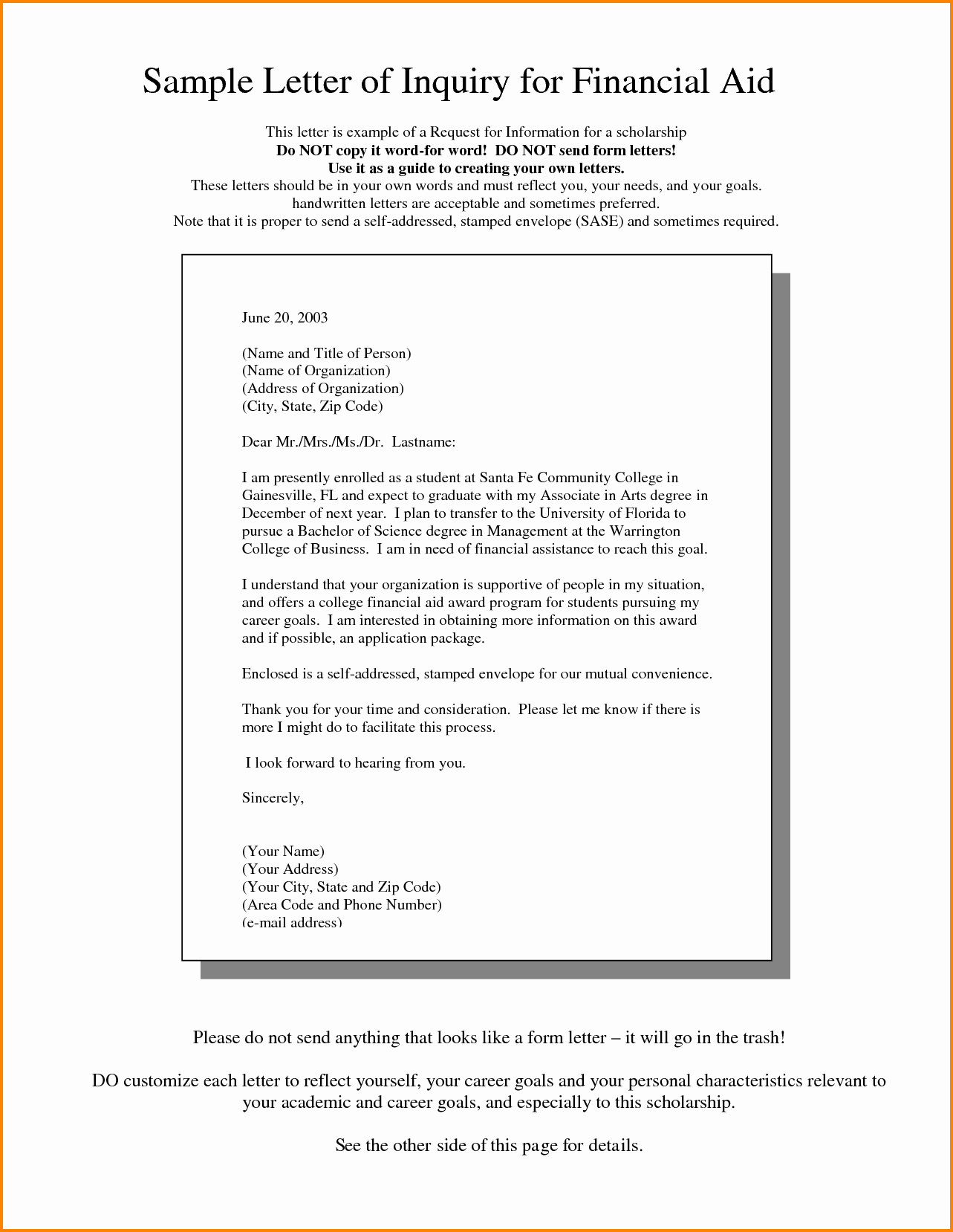 Sample Letter Of Financial Support Fresh 8 How to Write A Letter asking for Financial Support