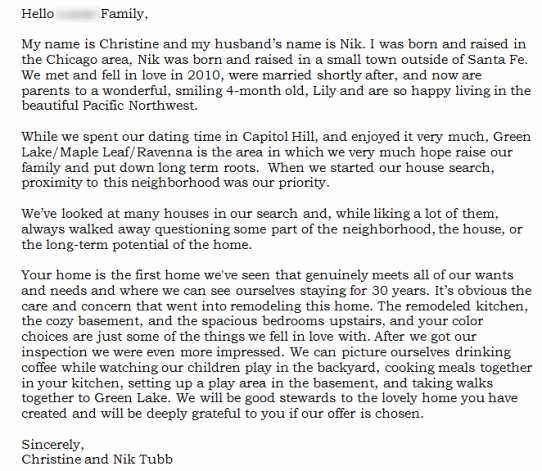Sample Letter to Home Seller Fresh Dear Seller Letters Work for Home Ers Seattlepi