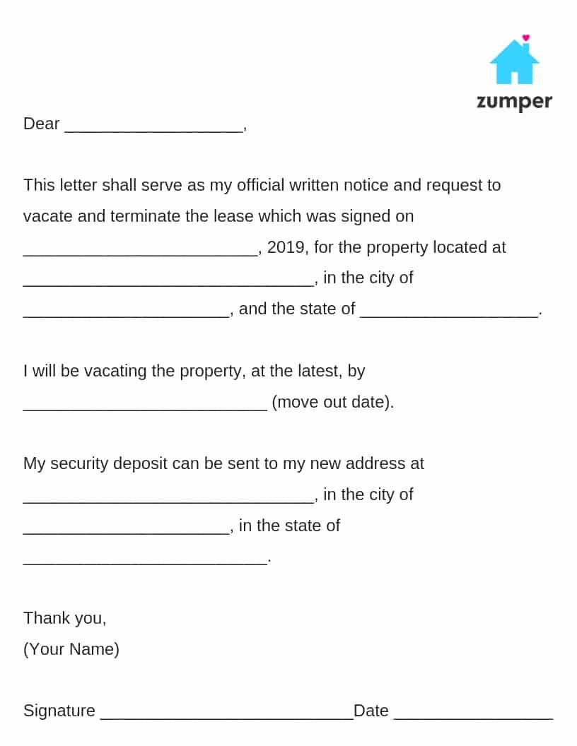 Sample Letter to Vacate Fresh How to Give Written Notice to Your Landlord Notice to