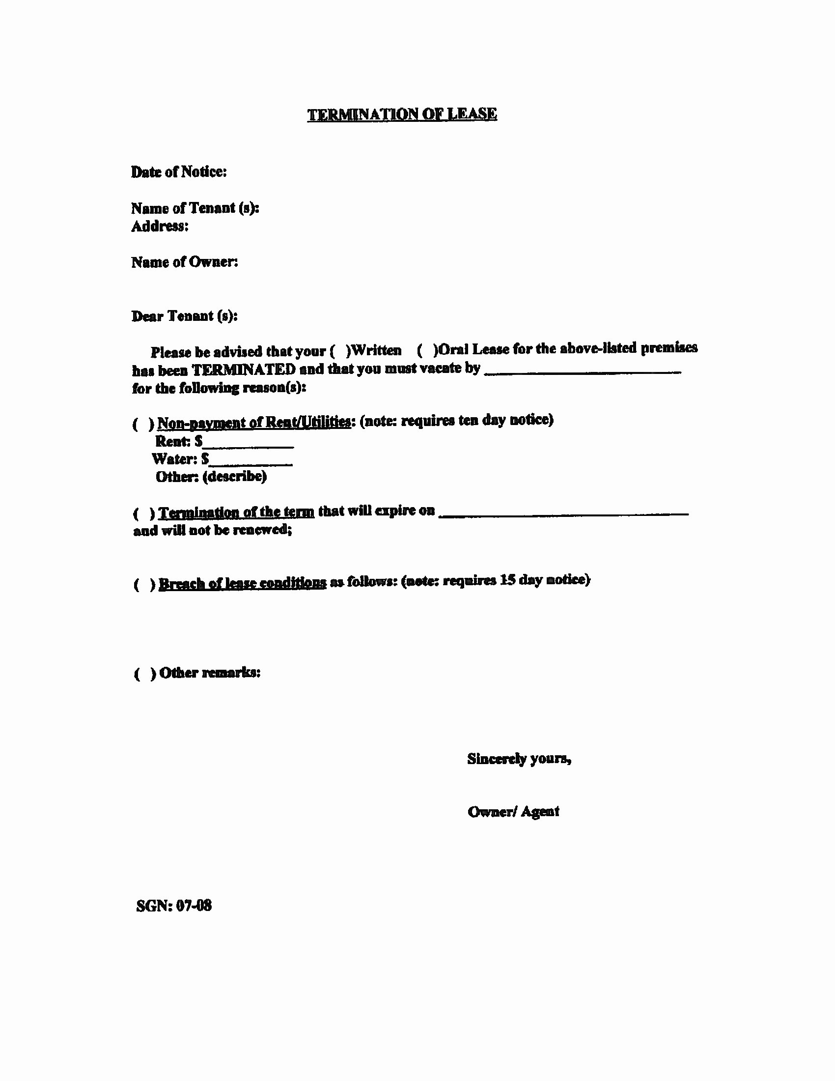 Sample Letter to Vacate New Notice Intent to Vacate Letter Template Collection