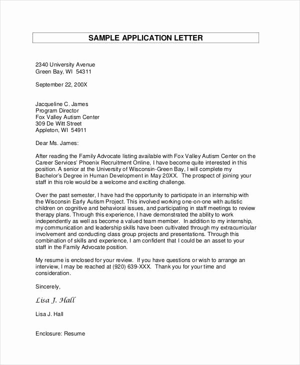 Sample Letters for Employment Awesome Basic Job Letter Templates 8 Free Word Pdf format