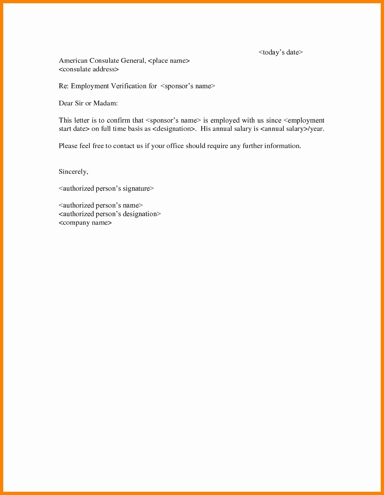 Sample Letters for Employment Best Of 9 Verification Of Employment Letter Examples Pdf